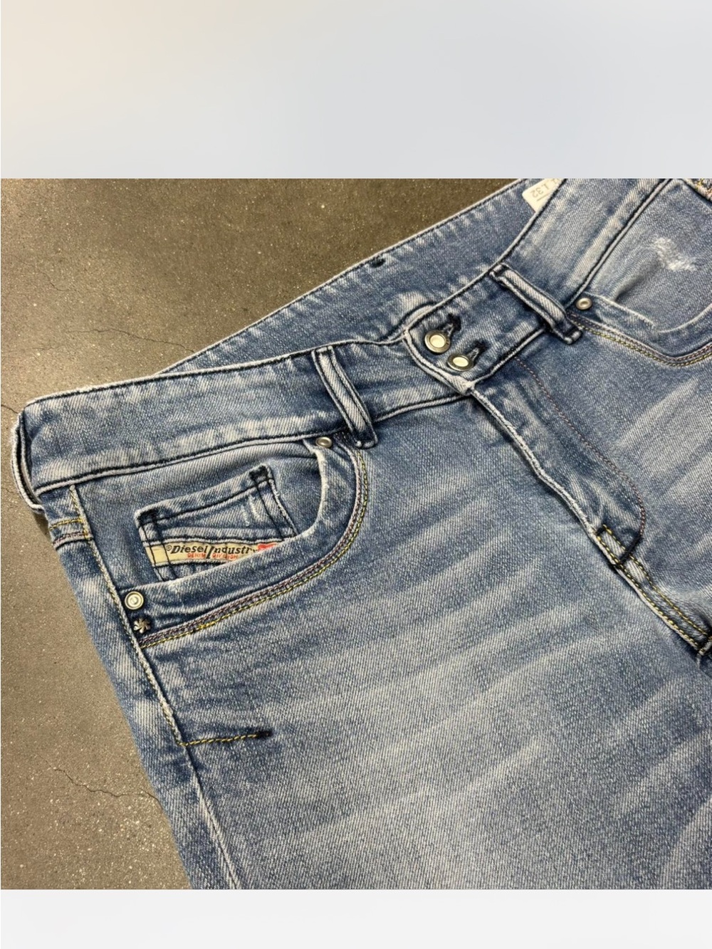 Diesel Bootcut Light Blue Denim Jeans